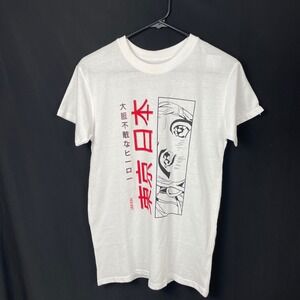 Brisco Japan Anime Graphic T-Shirt White Manga‎ Tokyo Graphic Tee Size Small